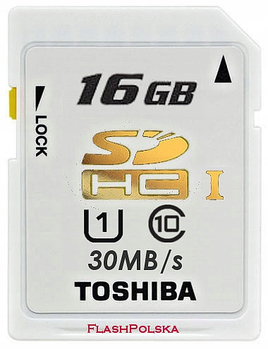 

Karta Pamięci Toshiba duża Sd Hc 16GB class 10 Uhs