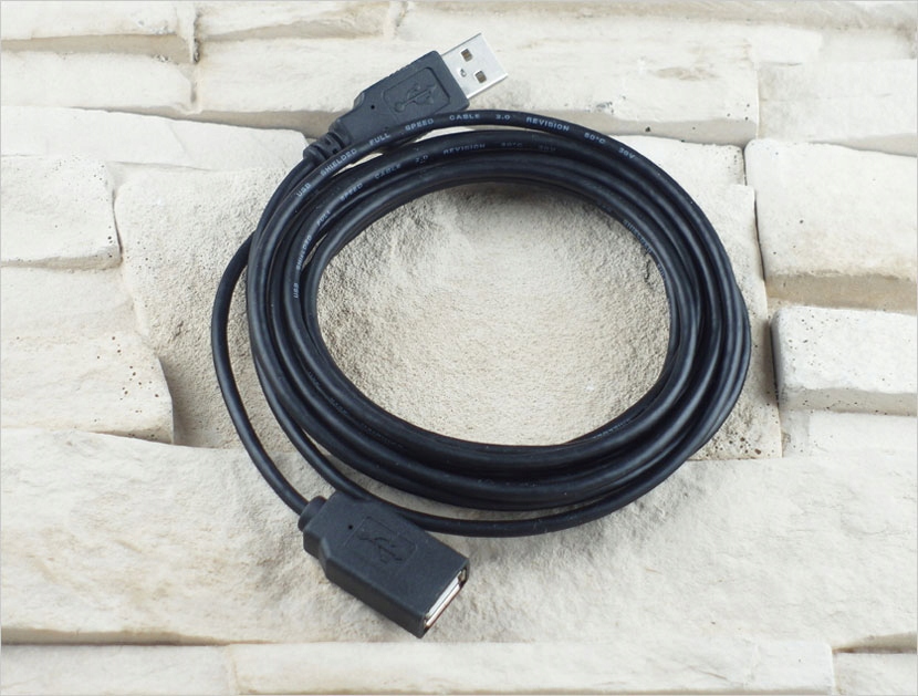 SOLIDNA przedłużka kabla 5 m gniazdo-wtyk USB Długość kabla 5 m