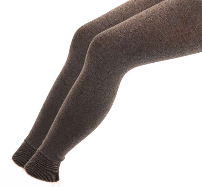 

Calzedonia Cotton legginsy bawełna beż melange 3/4