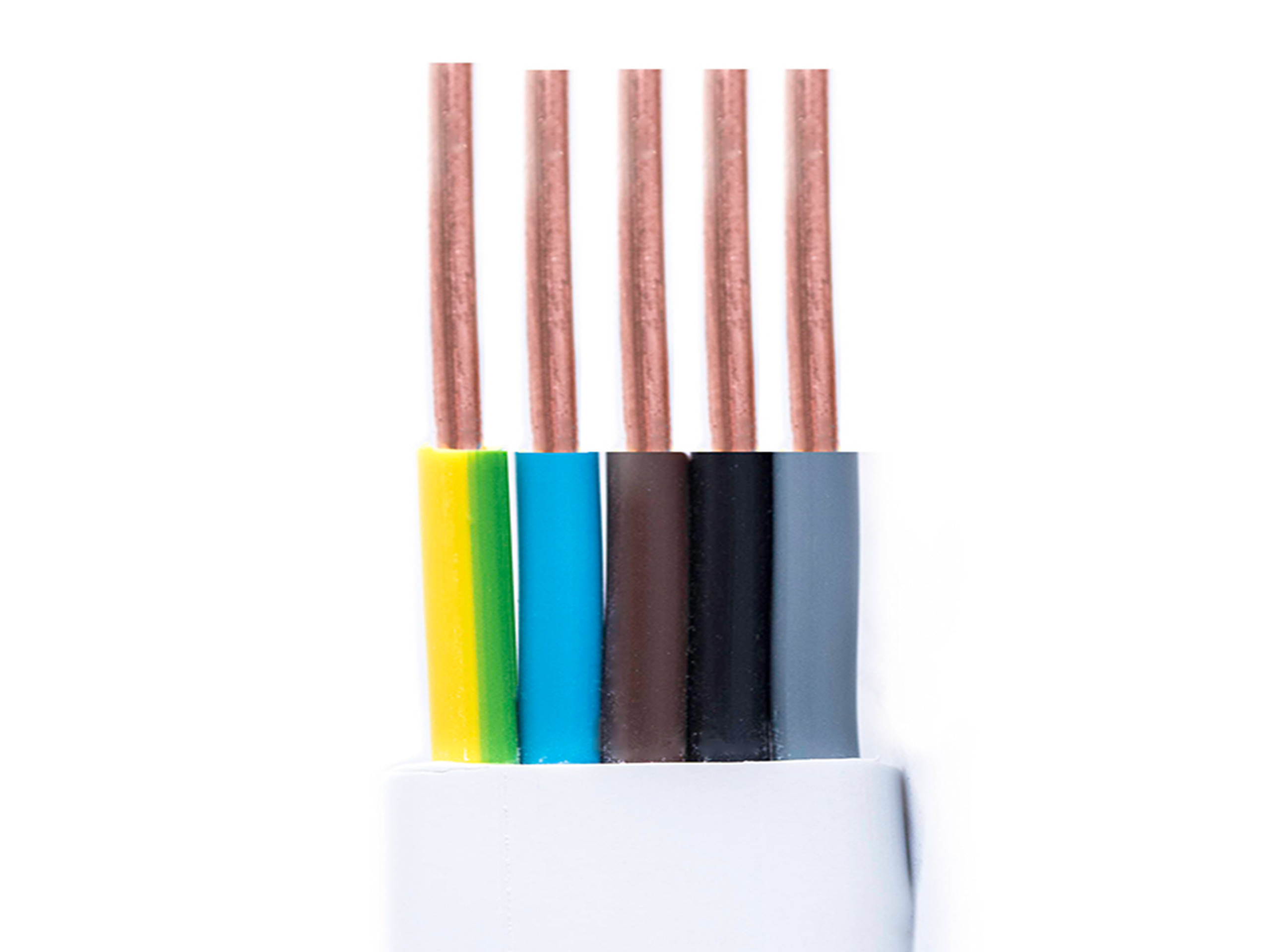 

Kabel Przewód YDYp 5x4mm 450/750V Płaski 1m 185256
