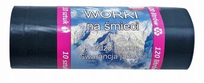 

Worki Na Śmieci 120L Mocne 10szt Produkt Pl