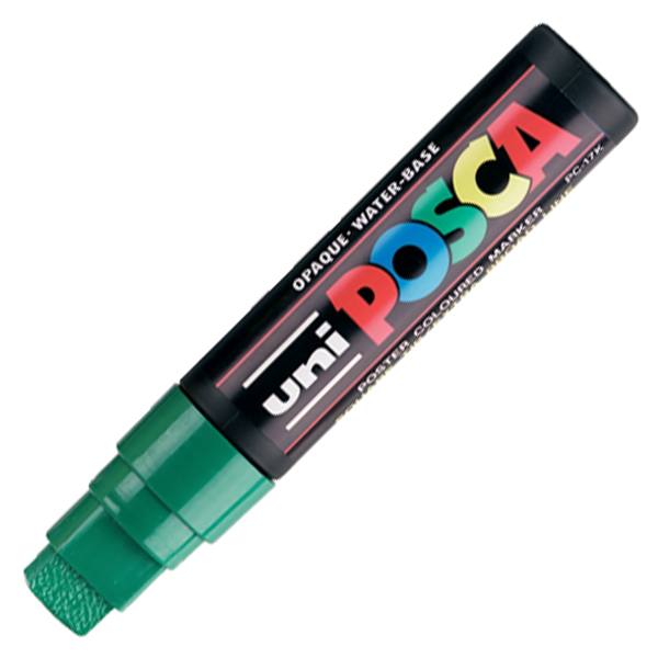 

Marker Uni z farbą Posca PC-17K Zielony 15mm