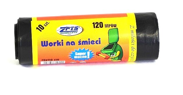 

Worki Do Kosza Ldpe 120l 70x110 cm Mocne 10 szt