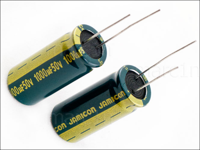 

Kondensator 1000uF / 50V 12.5x29mm Low Esr Jamicon