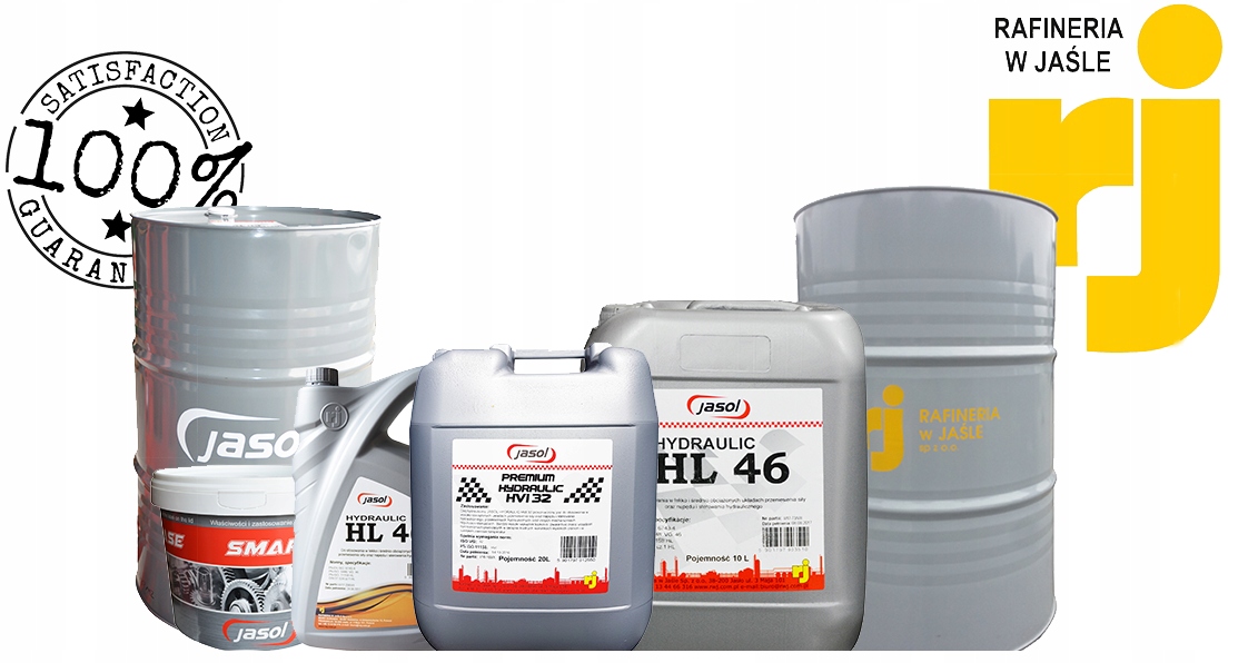Olej Hydrauliczny Biodegradowalny VG 46 20L JASOL Brand Jasol