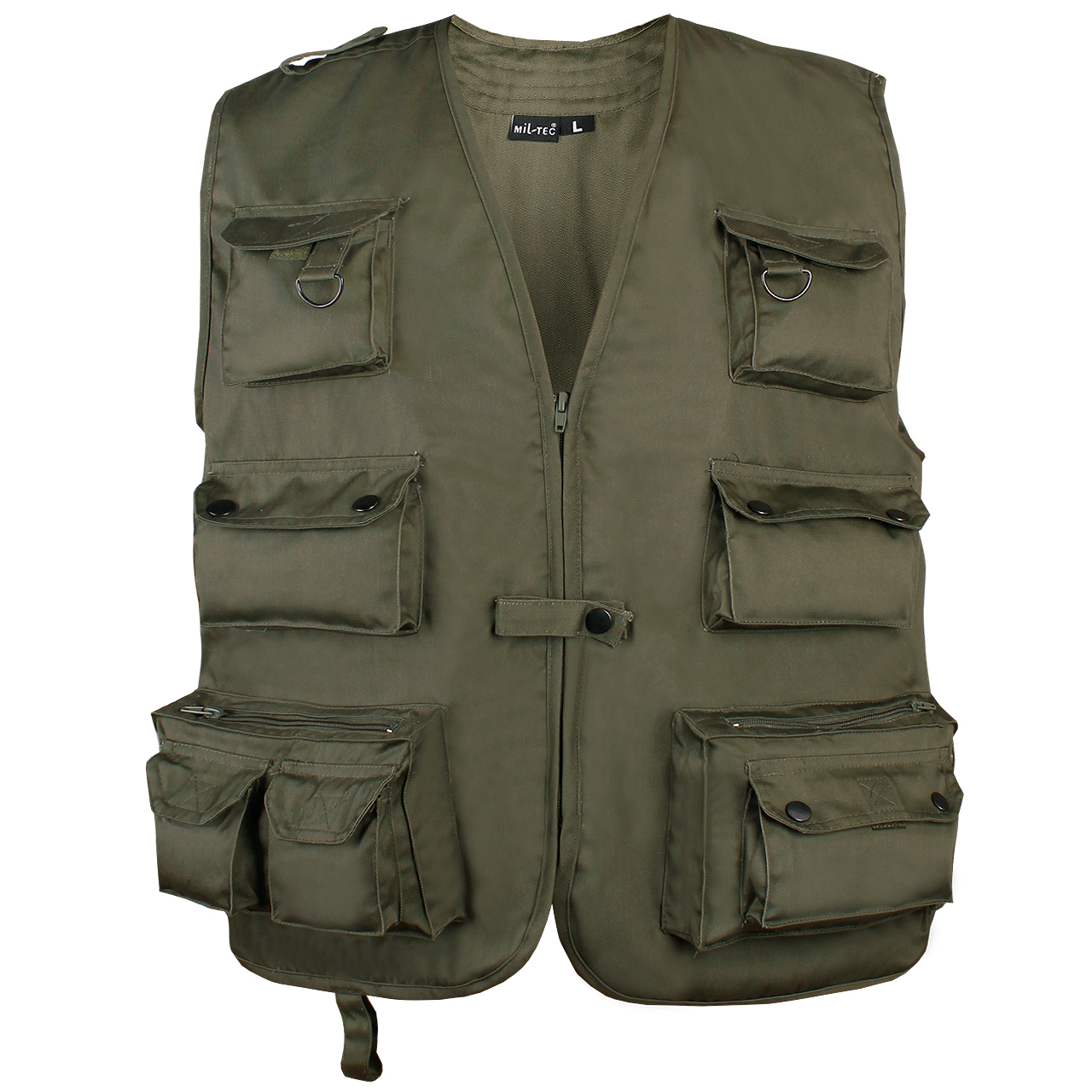 KAMIZELKA WĘDKARSKA MYŚLIWSKA BEZRĘKAWNIK OLIV M Kod producenta 10701001