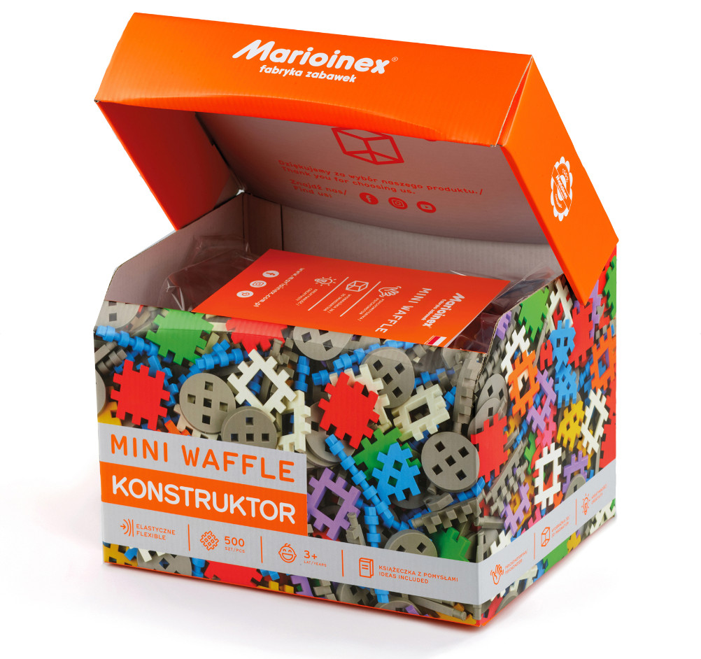 MARIOINEX Klocki Mini Wafle KONSTRUKTOR 500 WAFFLE 7266183371 - Allegro.pl
