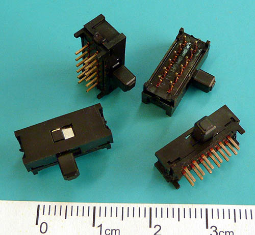 [STcs] SWS2 przełącznik suwakowy 2 pozycyjny 12pin
