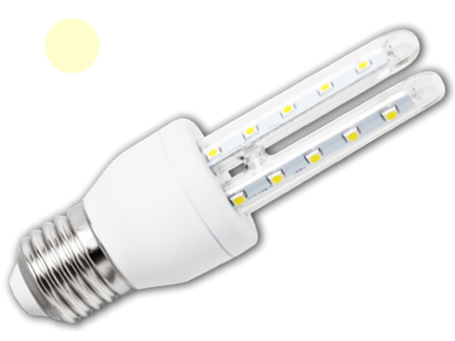 

Rurkowa Żarówka Led E27 SMD2835 8W 2U 640LM Ciepła