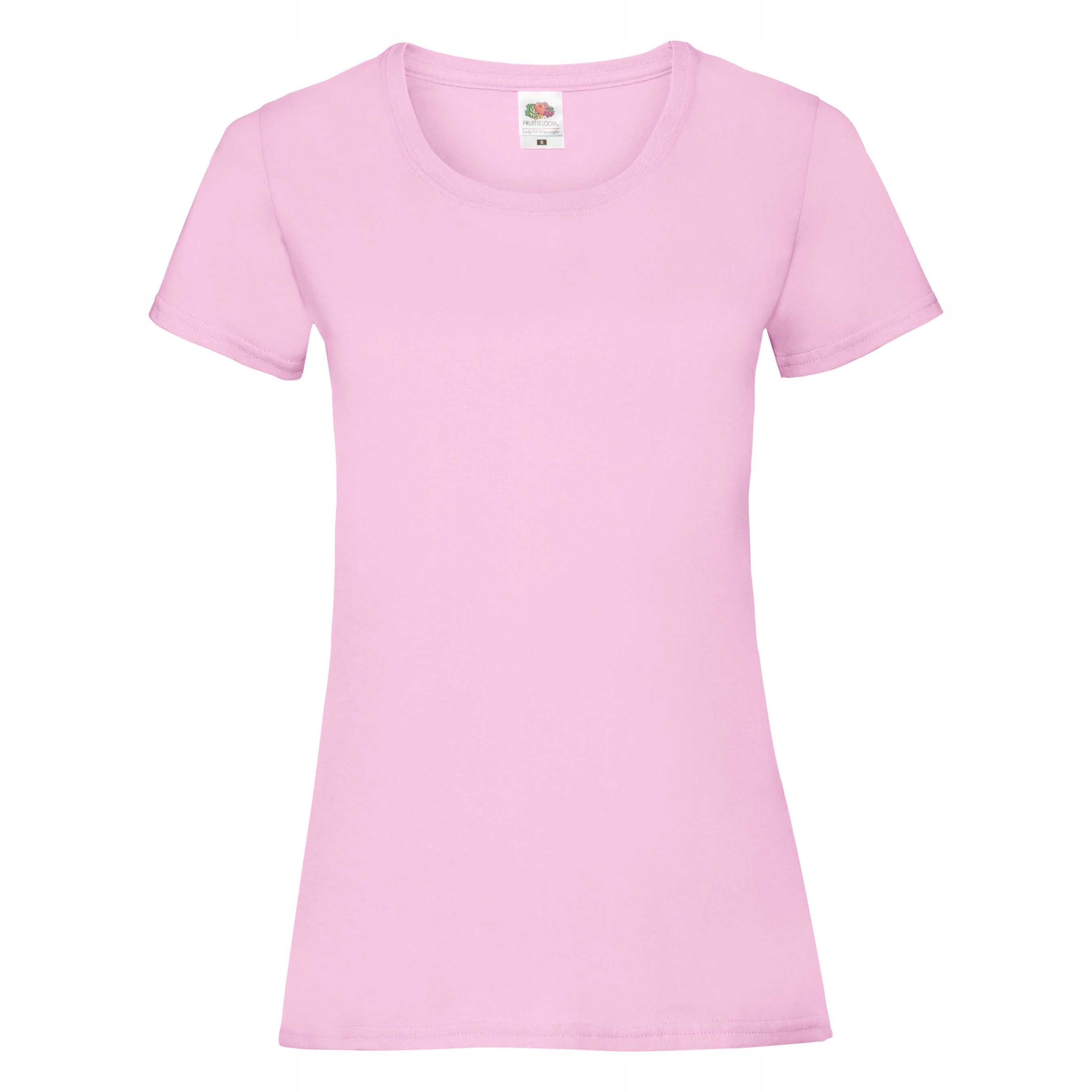 

Koszulka Damska Fruit Of The Loom T-shirt Pink L