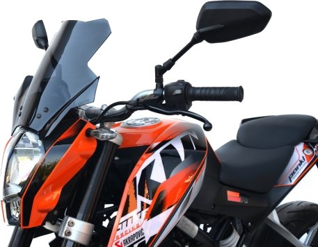 Loster turistické sklo naked Ktm Duke 390 13-16