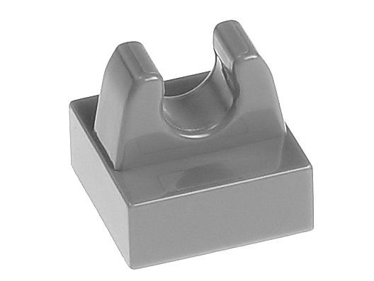 

Lego Płytka z zaczepem 1x1 2555 szara ciemna