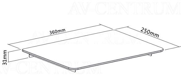 PÓŁKA ŚCIENNA TV SZKLANA LCD DVD AUDIO BYDGOSZCZ Typ wisząca