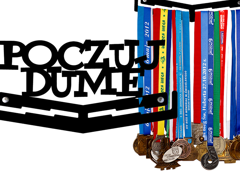 WIESZAK NA MEDALE MEDALÓWKA POCZUJ DUMĘ