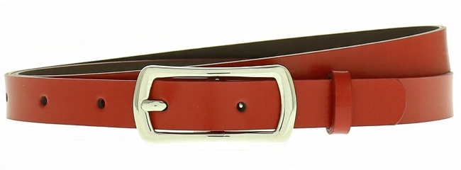

Damski Pasek Skórzany 1,8 cm -klasyczny- Czerwony