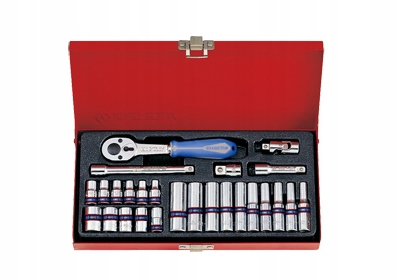 KPL.Nasadek krót/dłu 6-kąt.1/4'' 4-13mm KING TONY