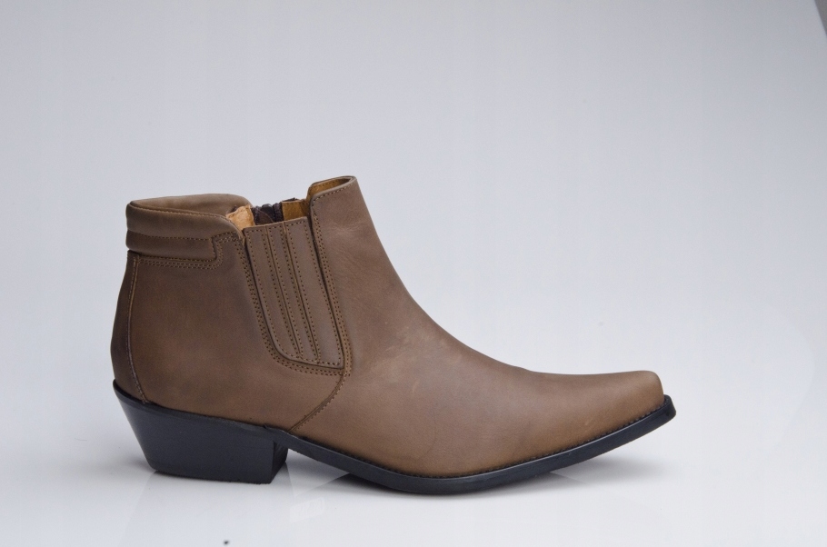 KOWBOJKI model K-620 Skóra roz.39-46 zamek NOWOŚĆ Rozmiar 46