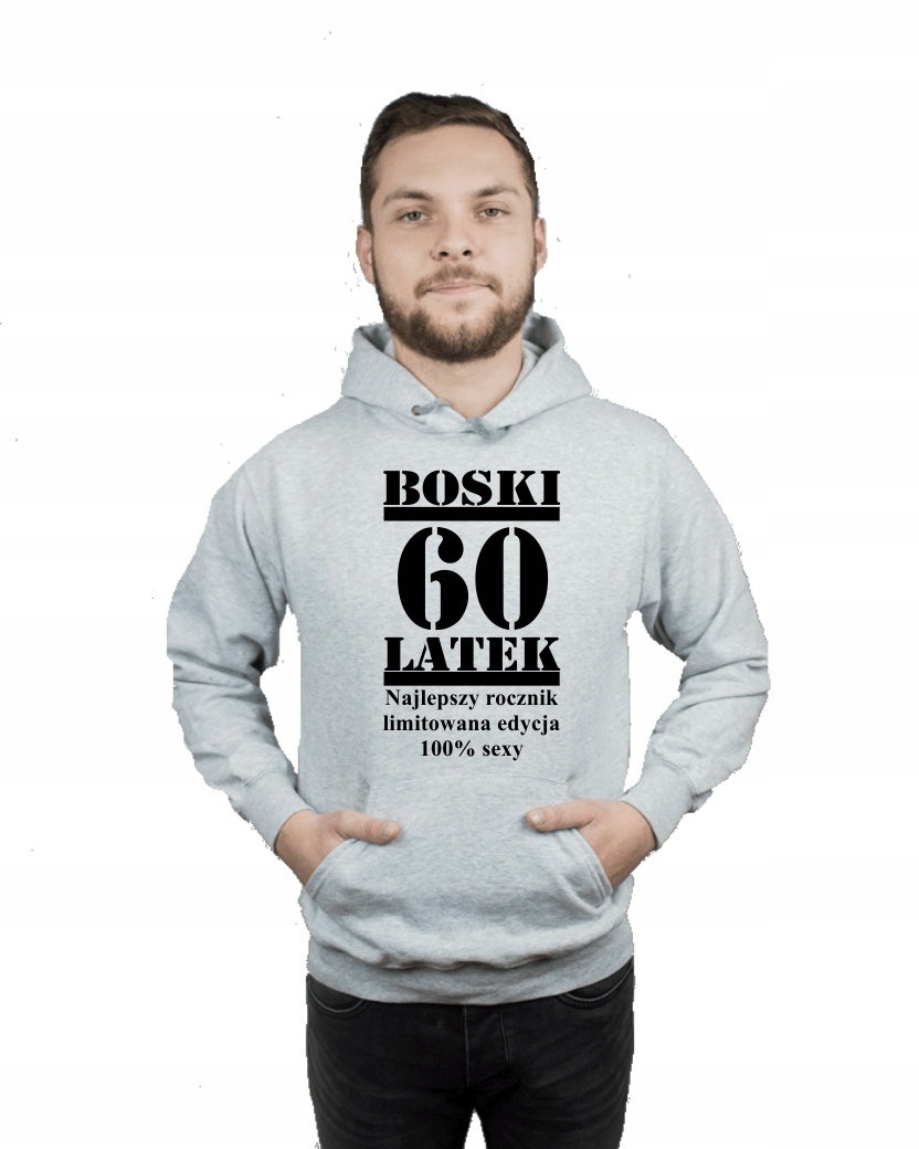 

Bluza męska kangur Boski 60 Latek r L