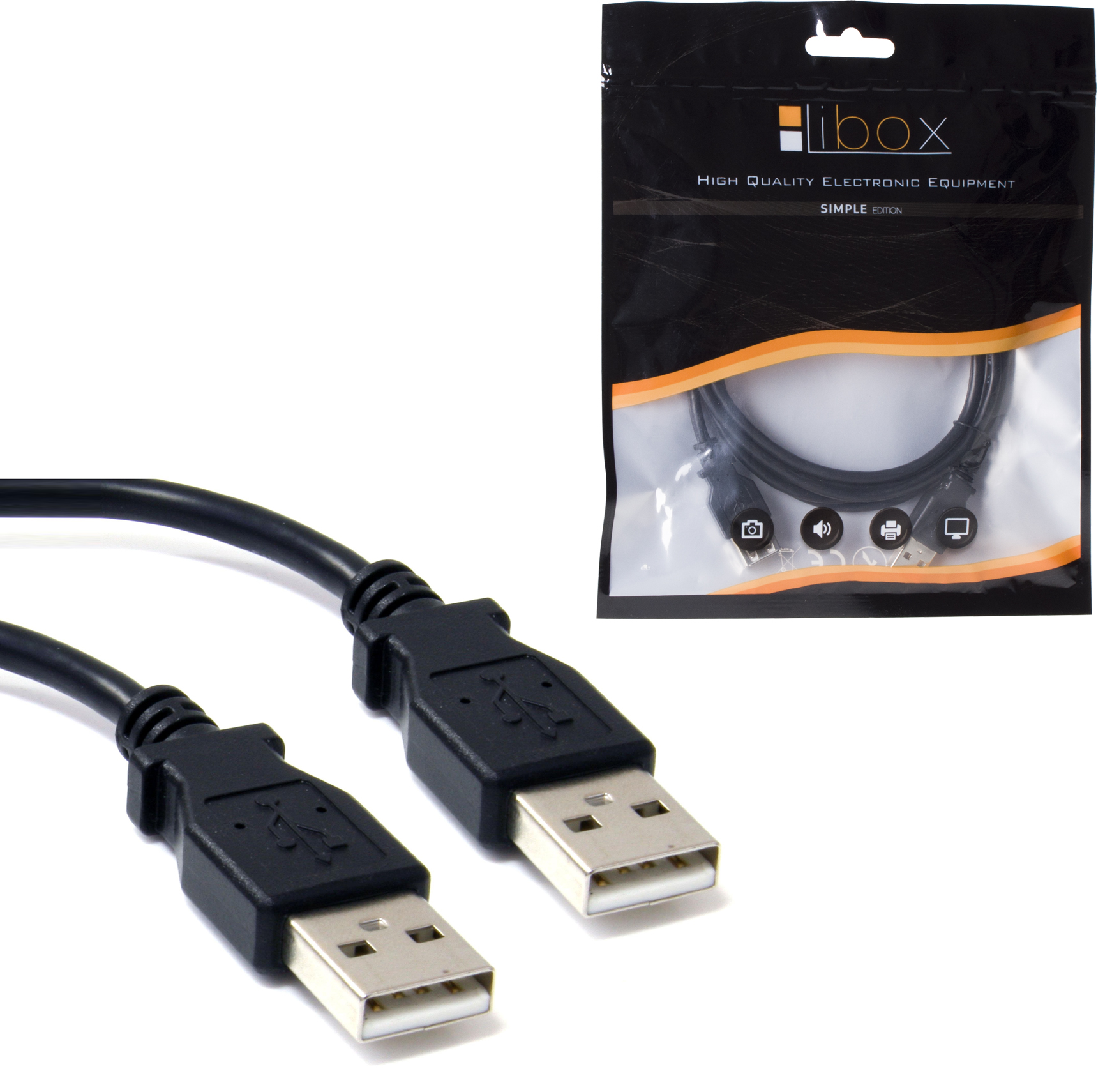 

Przewód kabel Usb wt-wt A-a Męsko-Męski 1,8m