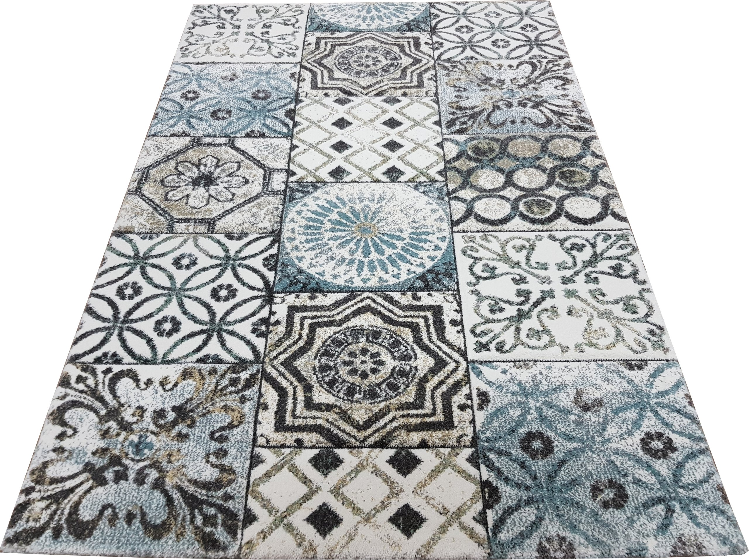 

Dywan Diamond 3D 160x230porto patchwork kafle loft