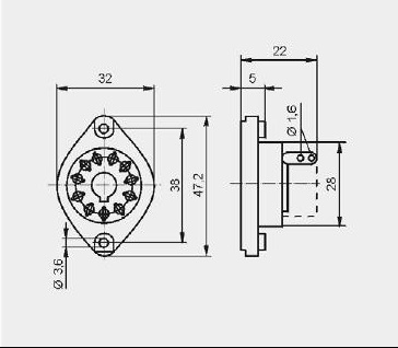 PODSTAWA GOP-11 DO PRZEKAŹNIKA R-15 3PDT EAN (GTIN) 8008084540247