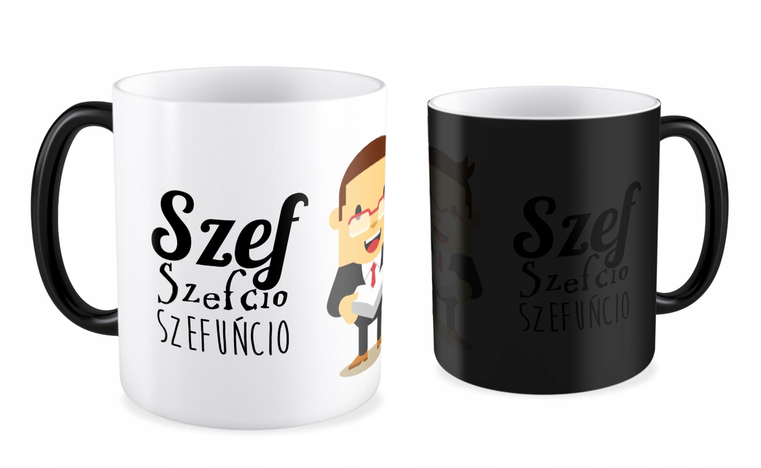 

Kubek magiczny Szef Szefcio Kierownik Dużo Wzorów