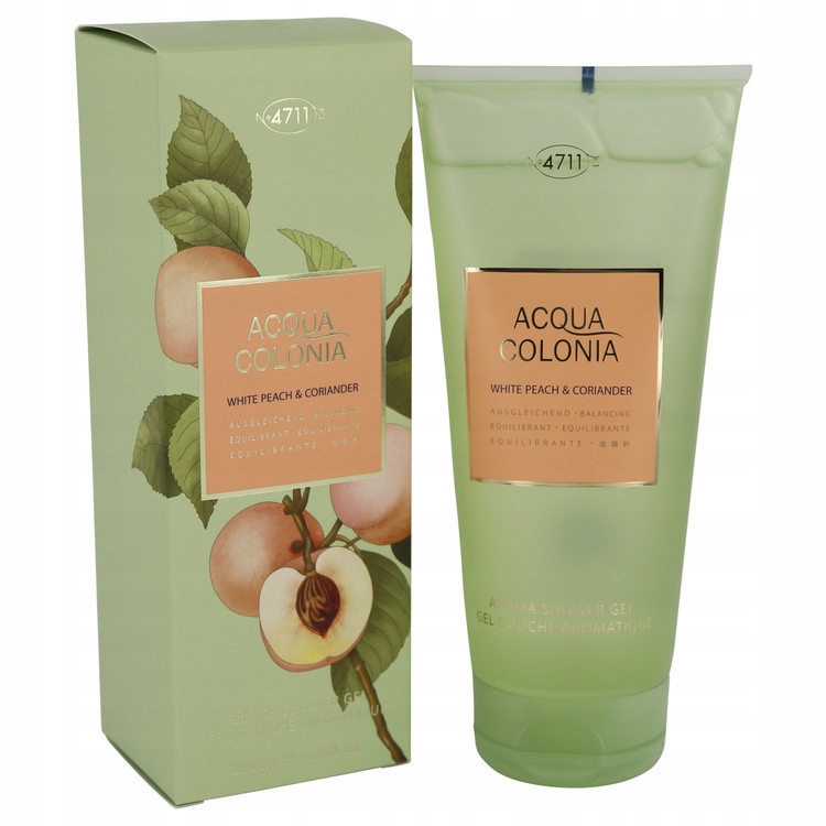 4711 Acqua Colonia Bílý broskev a koriandrový Gel 200 Ml