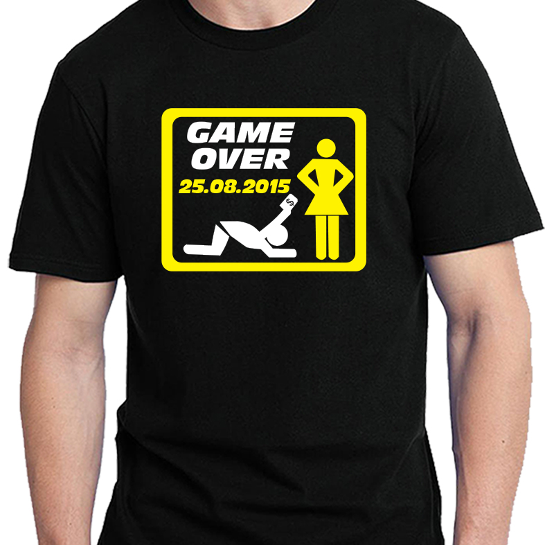 

Koszulka Wieczór Kawalerski Game Over prezent L