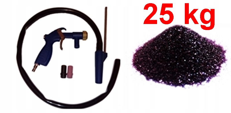 

Pistolet Do Piaskowania z wężem Ścierniwo 25 kg