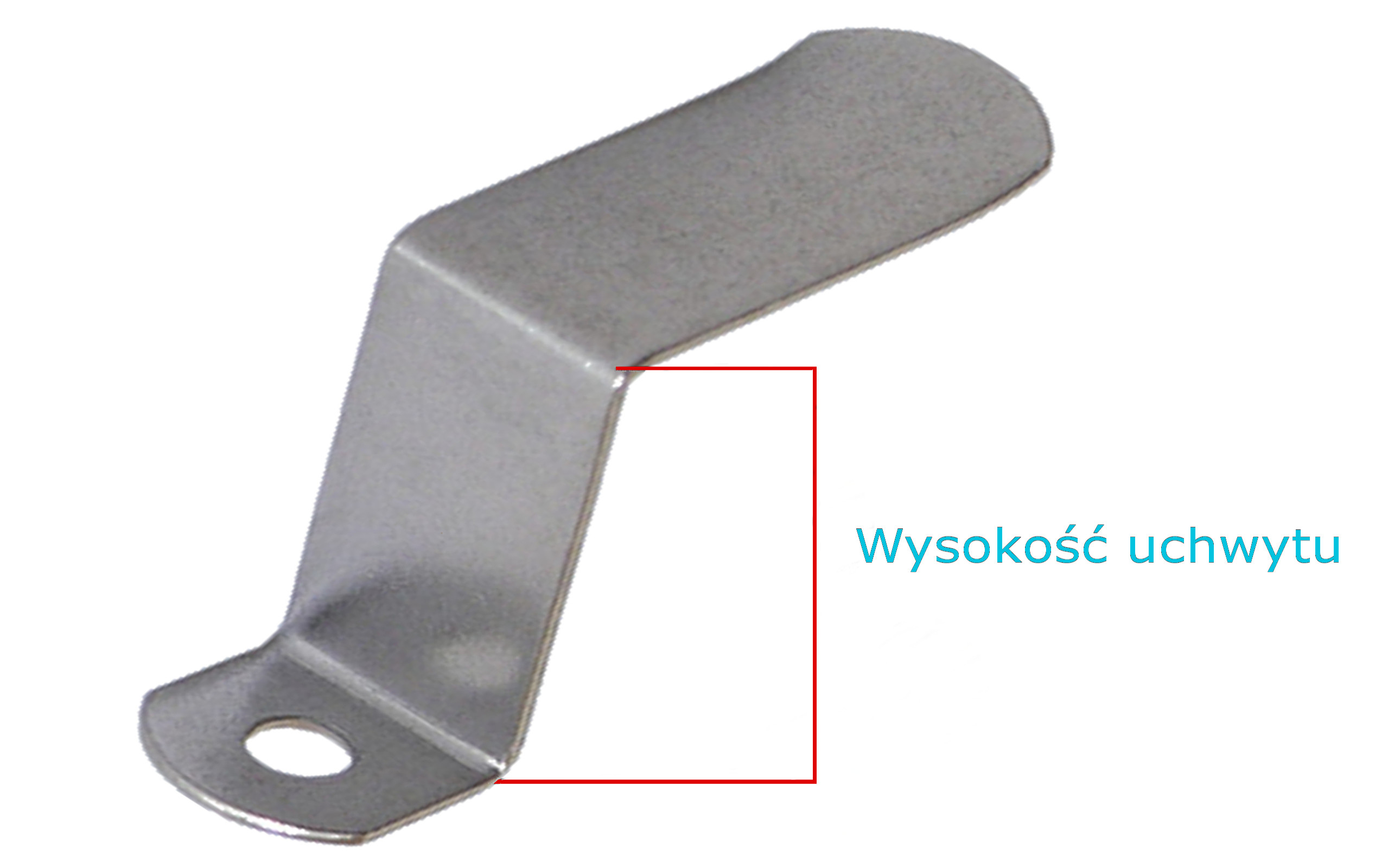 BLASZKI RYGLE UCHWYT ŁĄCZNIK DO MOSKITIER ANTRACYT Maks. szerokość 0 cm