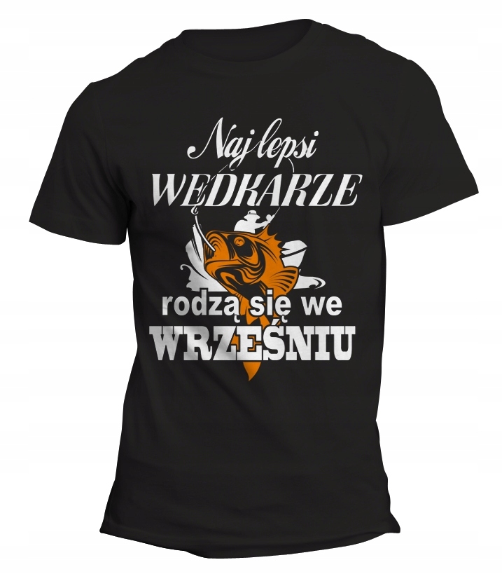 

koszulka Na Urodziny Wędkarza We Wrześniu roz.XL