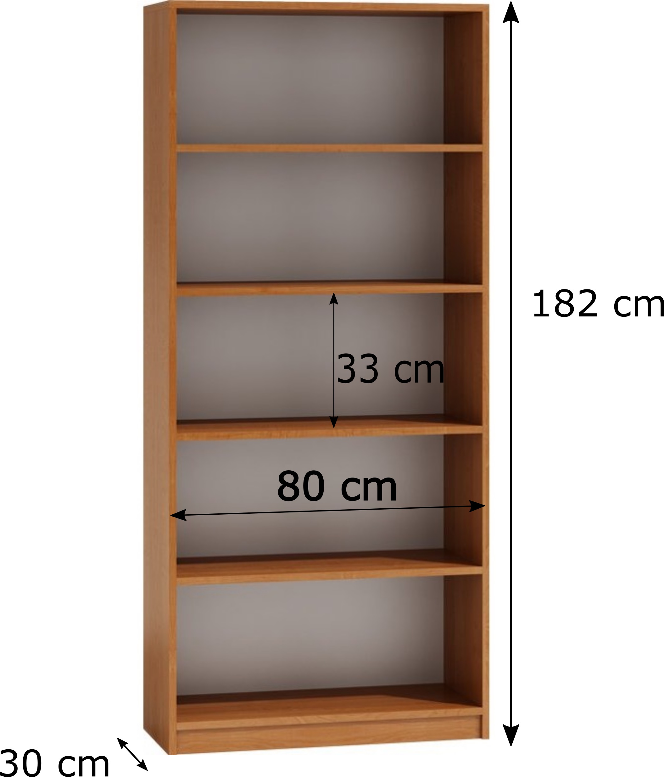REGAŁ 80CM PÓŁKA SZAFKA KSIĄŻKI SEGREGATORY OLCHA Kod producenta 7777770000008