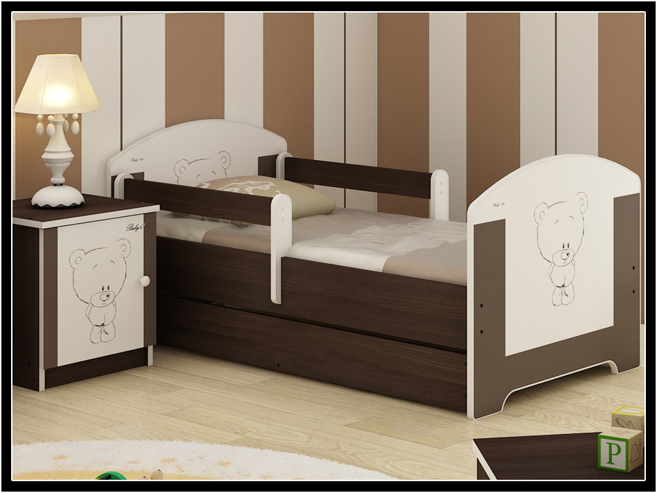 Łóżko dziecięce 160X80 BABY BOO materac + szuflada EAN 5903707846320