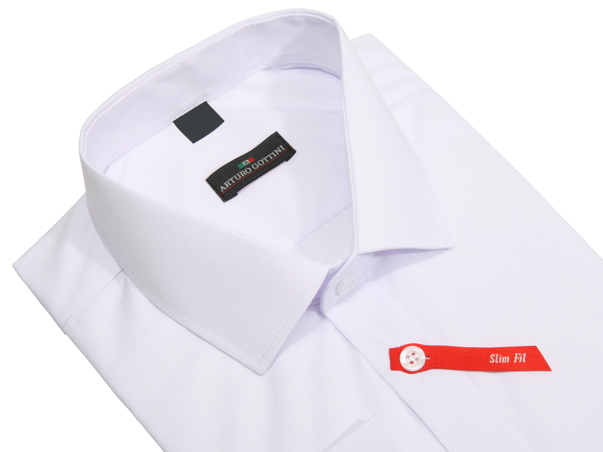 KOSZULA BIAŁA GŁADKA 41 176-182 SLIM FIT Marka inna