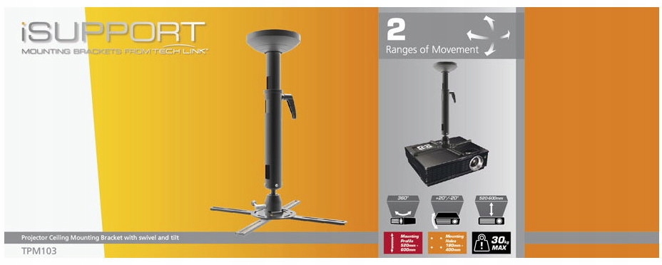 TECHLINK TPM103 uchwyt do projektora REGULOWANY Model TPM103