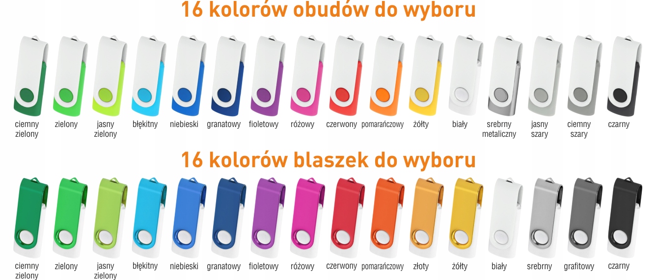 Pendrive 32GB grawer logo 50 szt. Marka inna