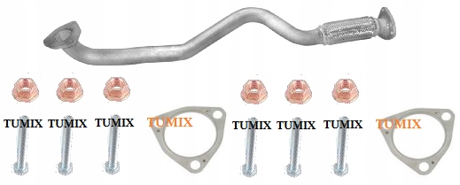 RURA KOLEKTOROWA SAAB 9-3 1.9 CDTi KOMPLET MONTAŻO