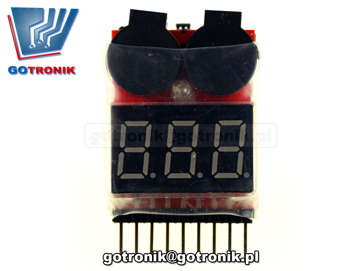 Miernik tester dla ogniw 1-8S Lipo Li-on___BTE-200 Producent BTE