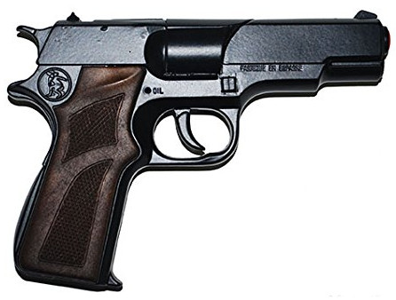 Pistolet police métal enfant 8 coups - Révolver Gonher 125