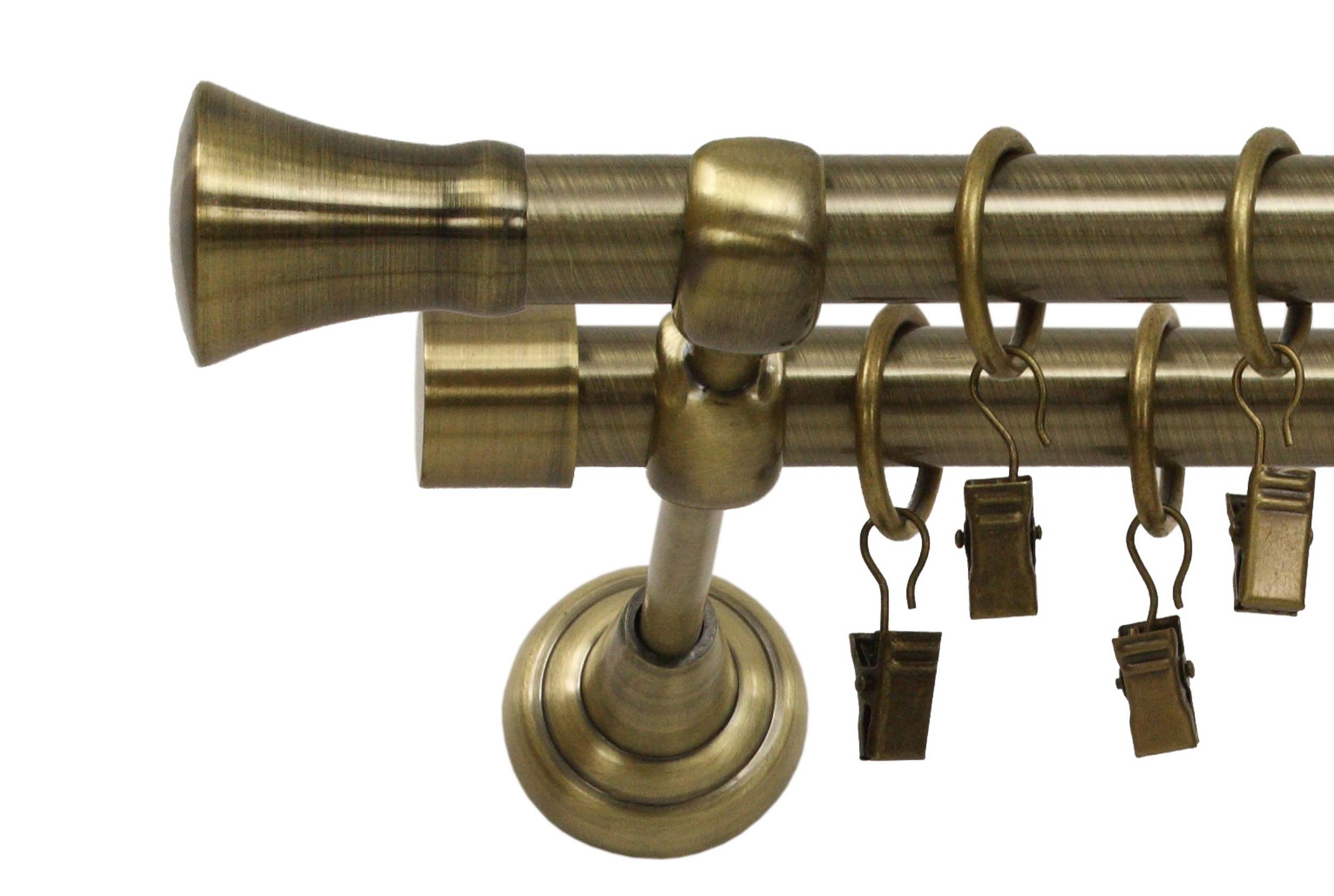 

Tanie Karnisze Metalowe Podwójne 19/19 mm 440 cm
