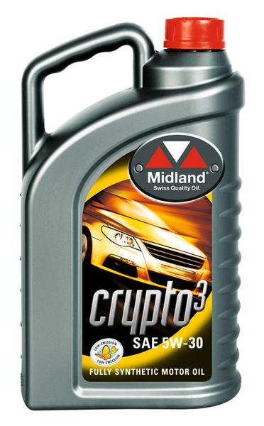 OLEJ SILNIKOWY MIDLAND CRYPTO3 5W30 4L SWISS MADE x2