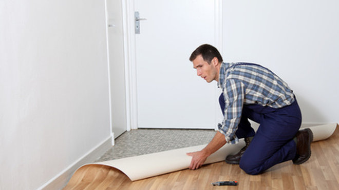 WYKŁADZINA PCV LINOLEUM 300 400 DESKA BIELONA 3mm Klasa ścieralności M - wysoka