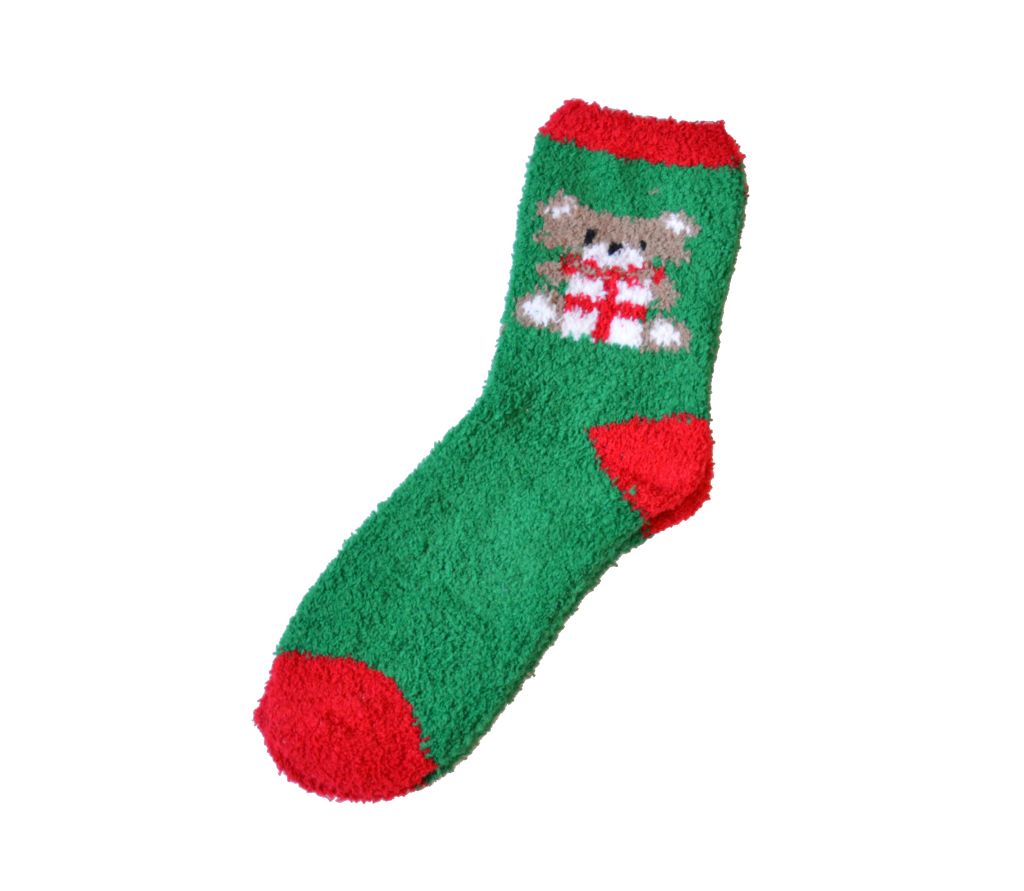 

Ciepłe frotta skarpety damskie Mikołaj 38-41 * 51