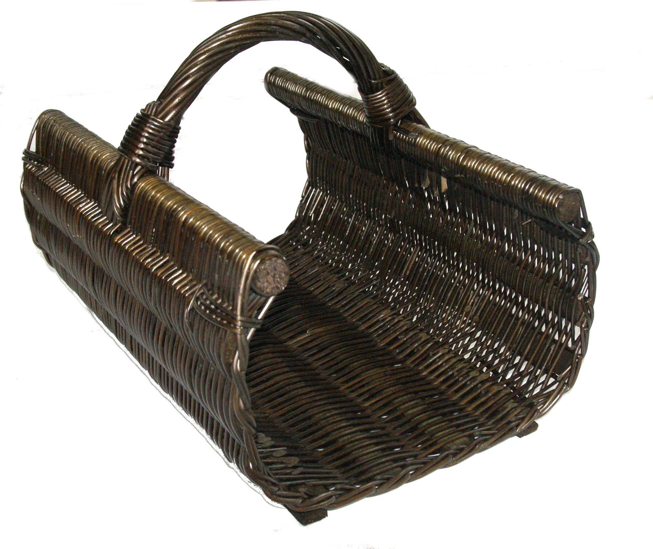 

mocny ogromny kosz na drewno Drewniak Wiklin