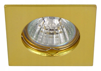 

Oprawa Kwadratowa GU10 230V Do Led odlew Złoty