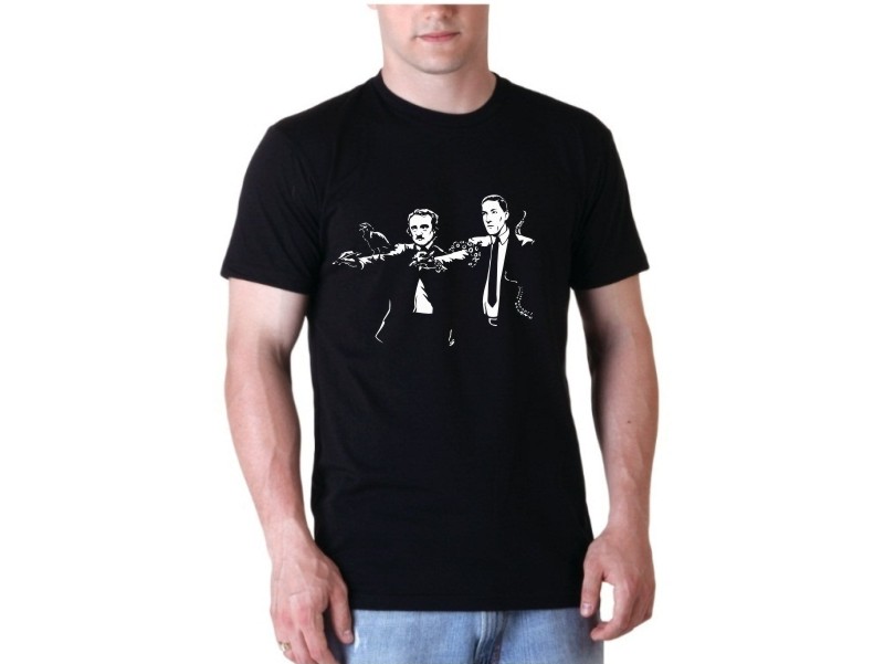 

Lovecraft Edgar Poe Koszulka T-shirt Pulp Fiction