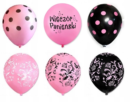 

Balon Na Wieczór Panieński Balony 6 Sztuk Komplet