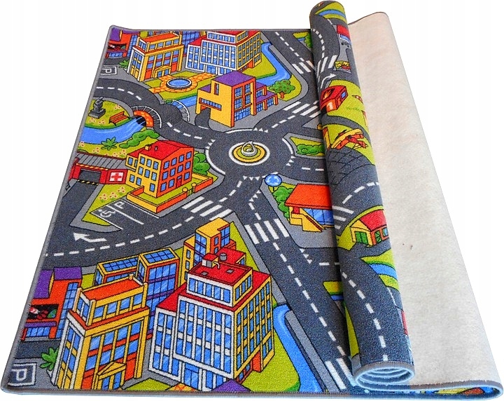 КОВЕР ДОРОГИ ДЕРЕВНЯ, УЛИЦЫ, ГОРОД, ФЕРМА CARS 180х200