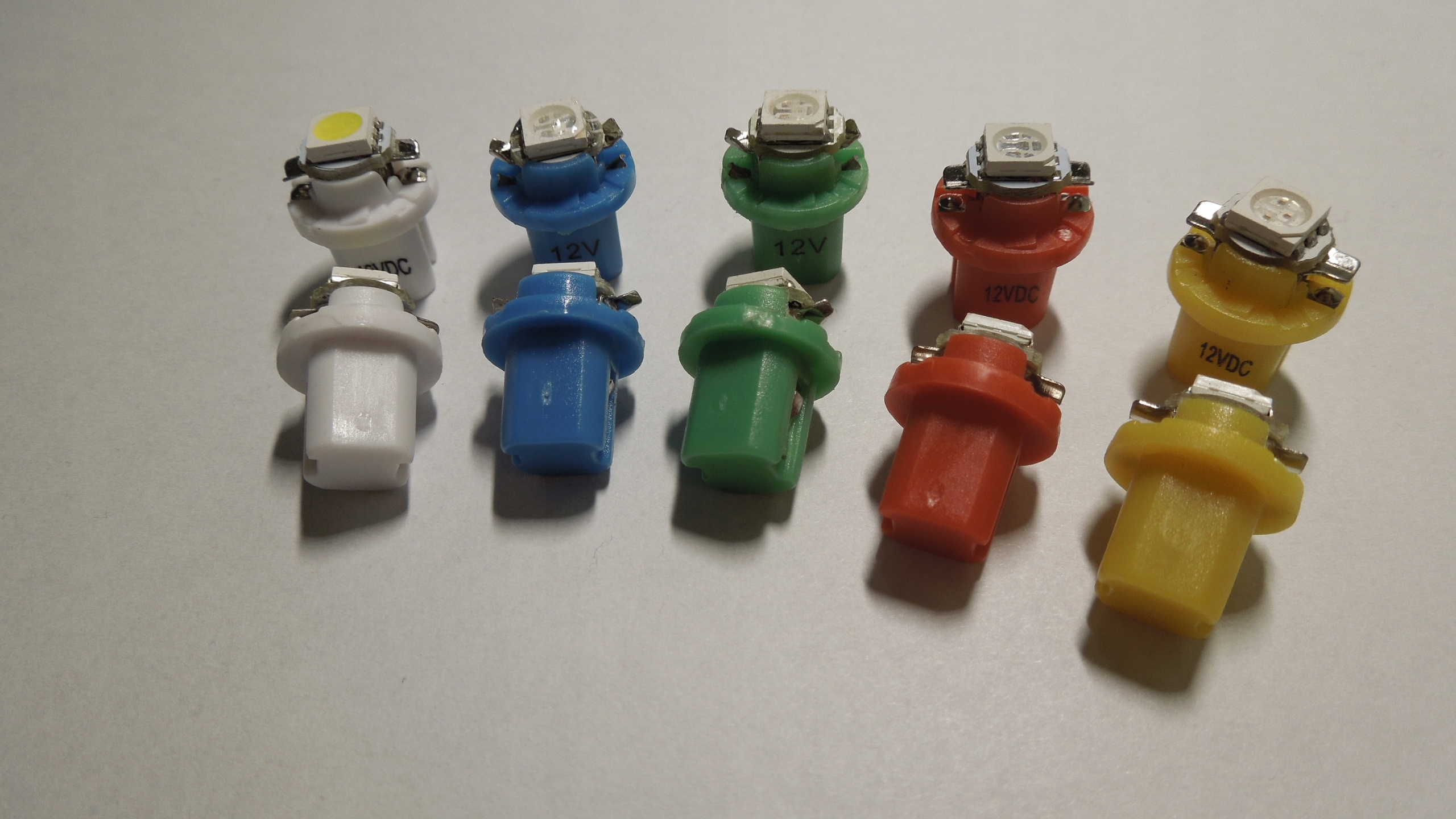 Żarówka R5 T5 Hyper LED 1,2 - 2W MEGA MOCNE 3xCHIP Producent inny