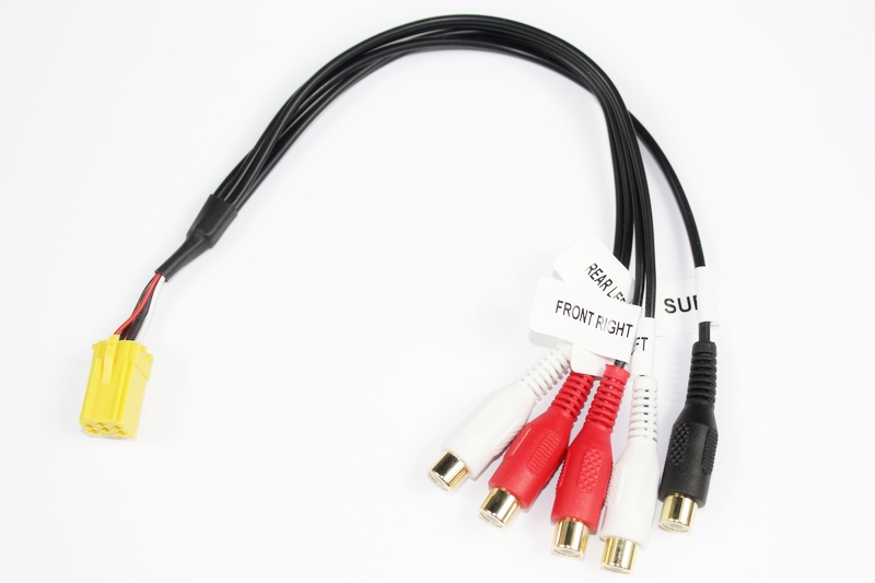 WYJŚCIA BLAUPUNKT MINI-ISO WTYK ŻÓŁTY-CINCH Model MINI-ISO - CINCH